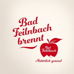 Schriftzug "Bad Feilnbach brennt"