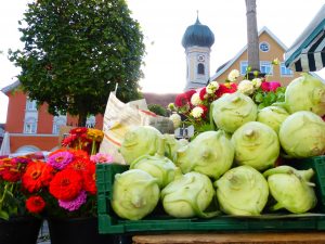 Blumen und Gemüse