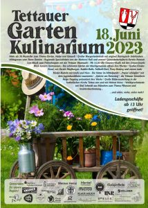 Plakat Garten Kulinarium Tettau